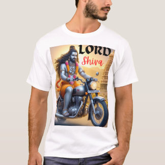 T-shirt imprimé du Seigneur indien de Shiva