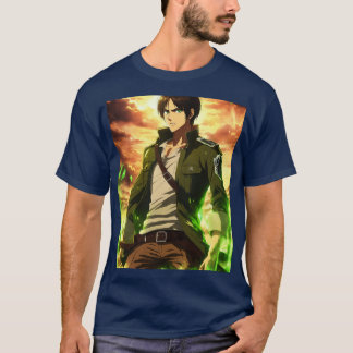t-shirt imprimé eren yagers