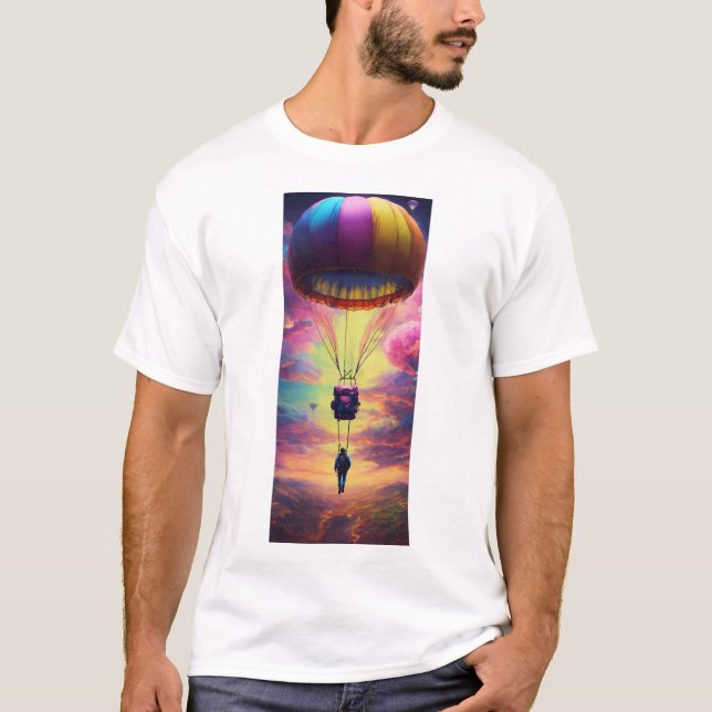 T-SHIRT IMPRIMÉ MAN_MANUAL PARACHUTE (Devant)