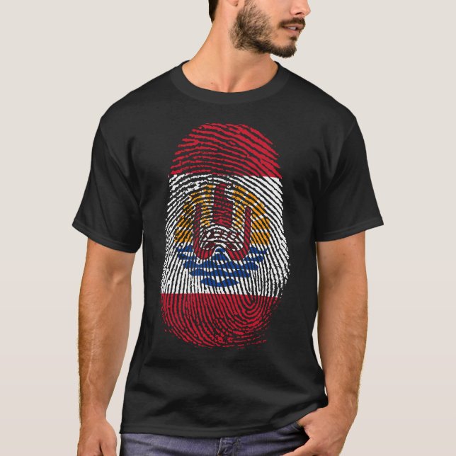 T-shirt Imprimé - Polynésie française (Devant)