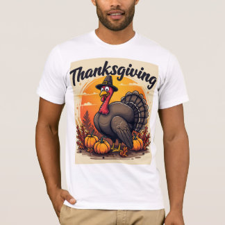 T-shirt imprimé Thanksgiving
