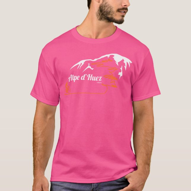 T-shirt Imprimer Alpe D'Huez (Devant)