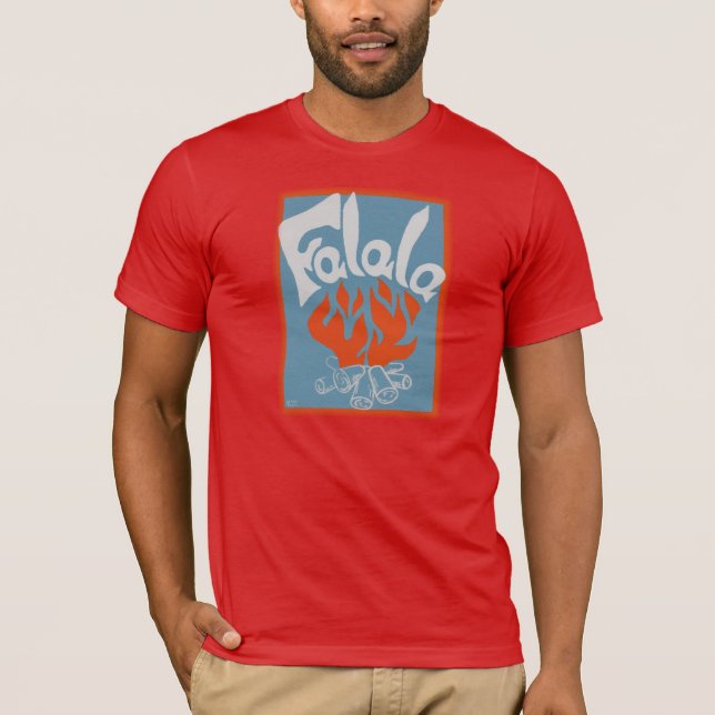T-shirt Imprimer bloc Vintage FaLaLa (Devant)