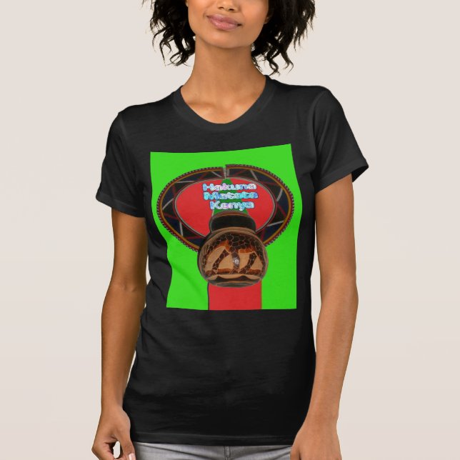 T-shirt Imprimer Hakuna Matata Kenya Art (Devant)