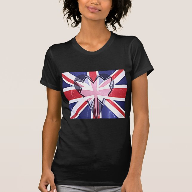 T-shirt Imprimer "I Love UK" (Devant)
