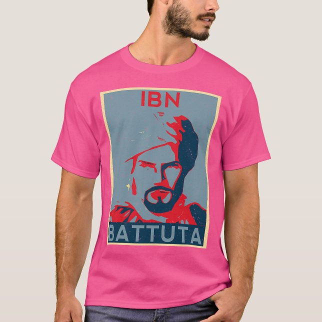 T-shirt Imprimer l'affiche Ibn Battuta (Devant)