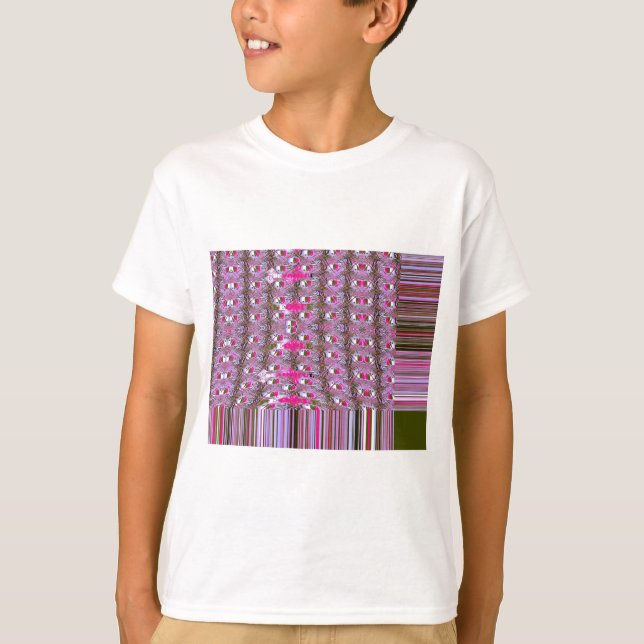 T-shirt Imprimer l'art Motif Abstrait dense et complexe (Devant)