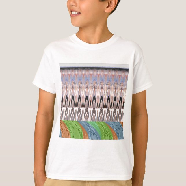 T-shirt Imprimer l'art Motif Abstrait Extraordinaire (Devant)