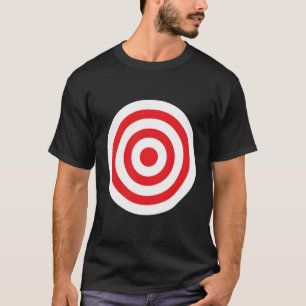 T-shirt Imprimer sur le dos Bullseye cible Bulls Oeil plai