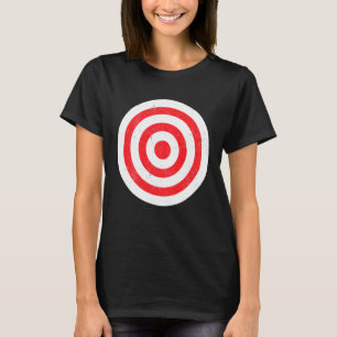 T-shirt Imprimer sur le dos Retro Bullseye cible Bullseye 