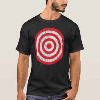 T-shirt Imprimer sur le dos Vintage Bullseye cible Bullsey