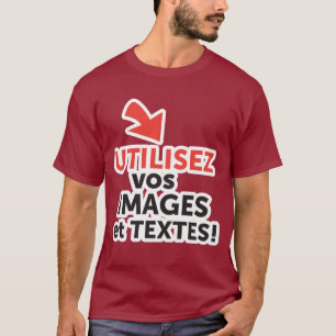 T-shirt Imprimer vos designs en ligne do-it-yourself en Fr