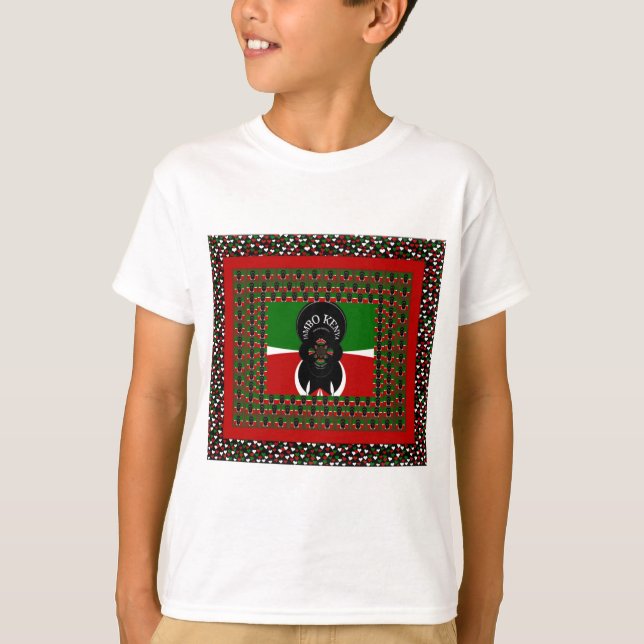 T-shirt Imprimerie d'art Jambo Kenya (Devant)