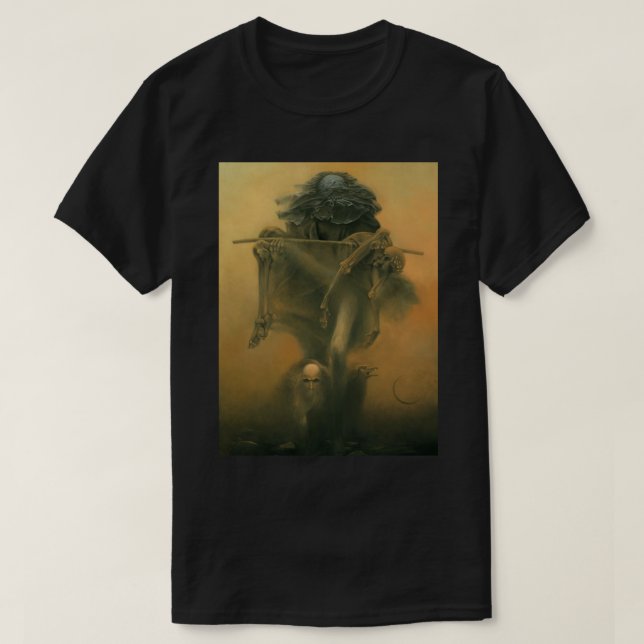 T-shirt Imprimeries d'art Beksinski (Design devant)