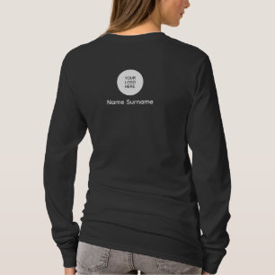 T-shirt Imprimez votre nom et logo ici Femmes