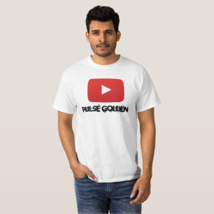 T-shirt impulsion de youtuber d'or