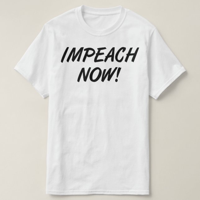 T-shirt Imputer maintenant (Design devant)