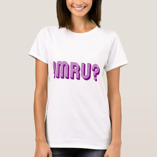 T-SHIRT IMRU ? (Devant)