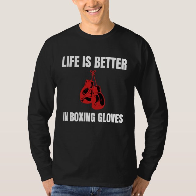 T-shirt In Boxing Gloves Kickboxing (Devant)