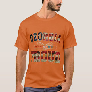 T-shirt In God We Trust Georgia Proud Strong Awesome Desig