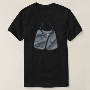 T-shirt In Love Memory -Chien Tags