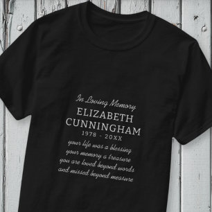 T-shirt In Love Memory Memorial Modern Preppy Citation