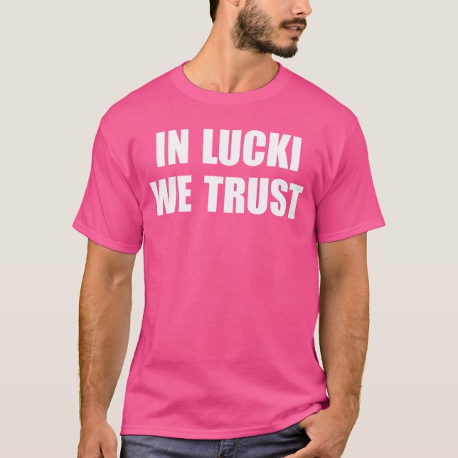 T-shirt in Lucki Werust Quote family (Devant)