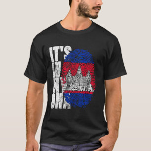 T-shirt In My ADN Cambodian Toxits Khmer Kampuchea Cam