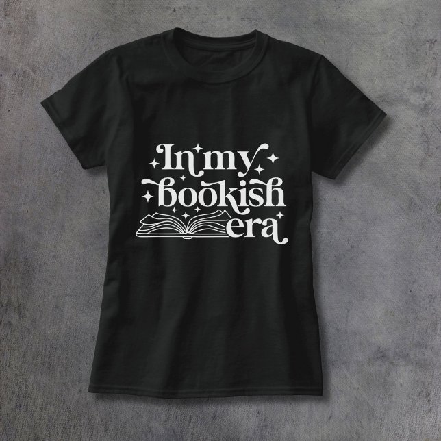 T-shirt In My Bookish Era White Ink Women's (Créateur téléchargé)