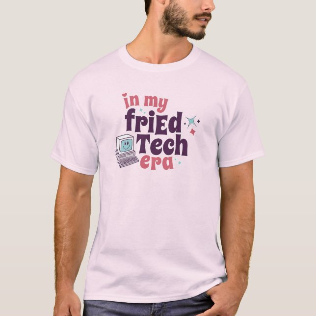 T-shirt "In my friEdTech Era" mignon ordinateur (Devant)