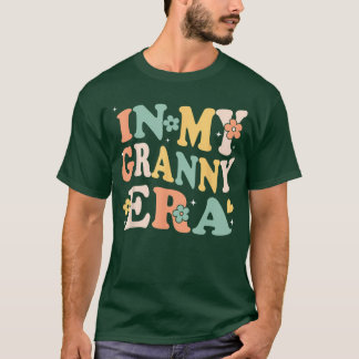 T-shirt in My Granny Era Funny Sarcastic Groovy Retro Moth