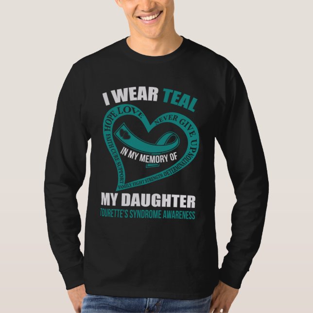 T-shirt In my memory of my daughter TOURETTE S SYNDROME AW (Devant)