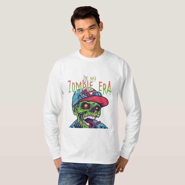 T-shirt In My Zombie Era | Funny Halloween Shirt (Devant entier)