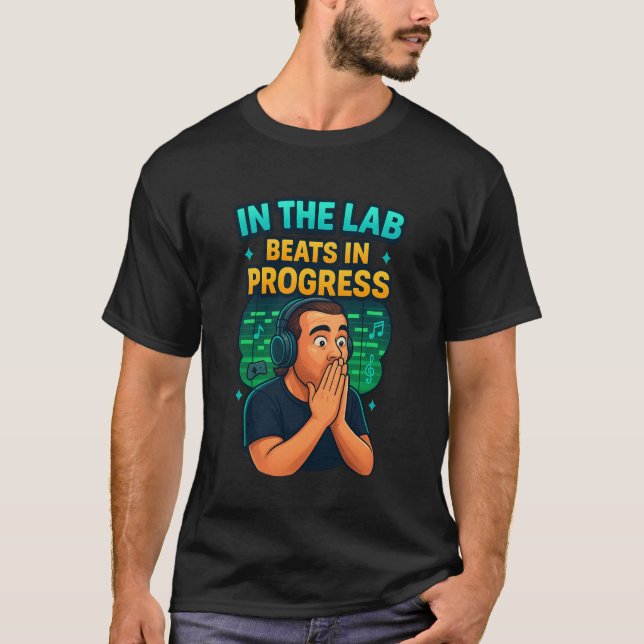T-shirt In the Lab – Beats in Progress (Devant)