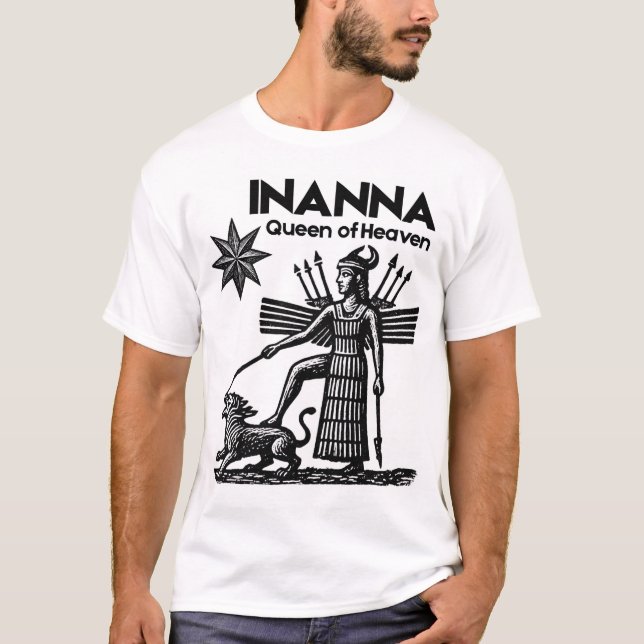 T-shirt INANNA Ishtar Reine du Ciel (Devant)