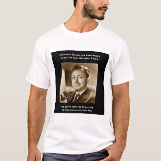 T-shirt inapproprié du thérapeute du père (arrière