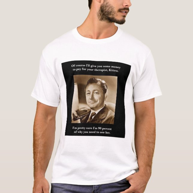 T-shirt inapproprié du thérapeute du père (arrière (Devant)