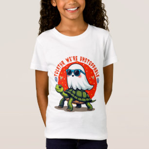T-Shirt Inarrêtable Fantôme et Tortue Aventure Design