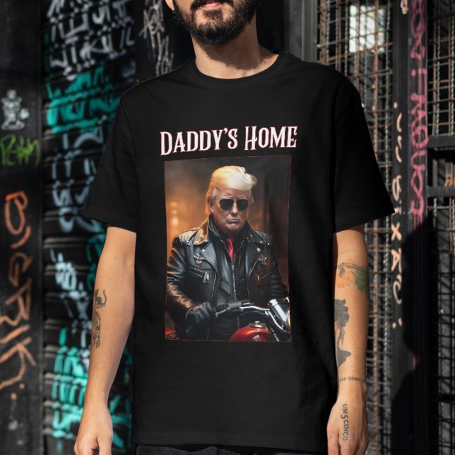 T-shirt Inauguration de Donald Trump Daddy's Home Biker (Créateur téléchargé)