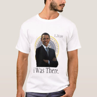 T-shirt Inauguration d'Obama j'étais là 1/20/09