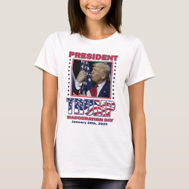 T-shirt Inauguration du président Trump (Devant)