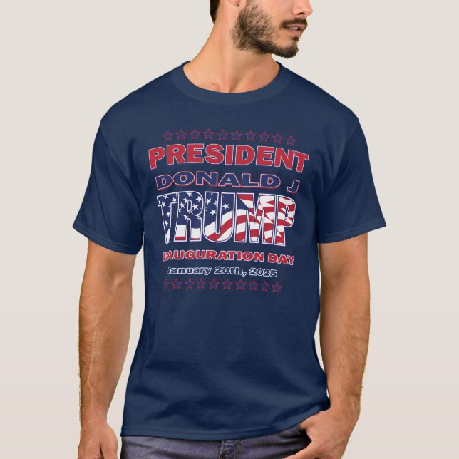 T-shirt inauguration du président Trump (Devant)