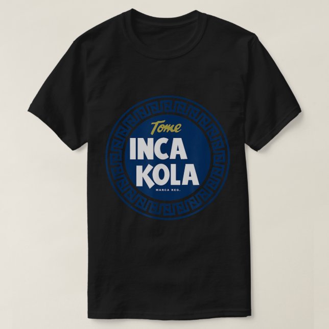 T-shirt Inca Kola T SHIRT Pérou Golden Kola Bubblegum Crem (Design devant)
