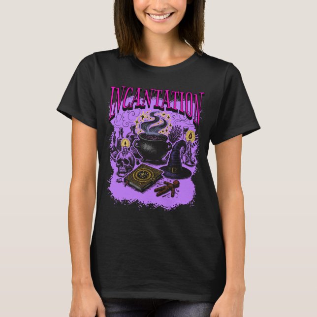 T-shirt Incantation - Sorcière (Devant)