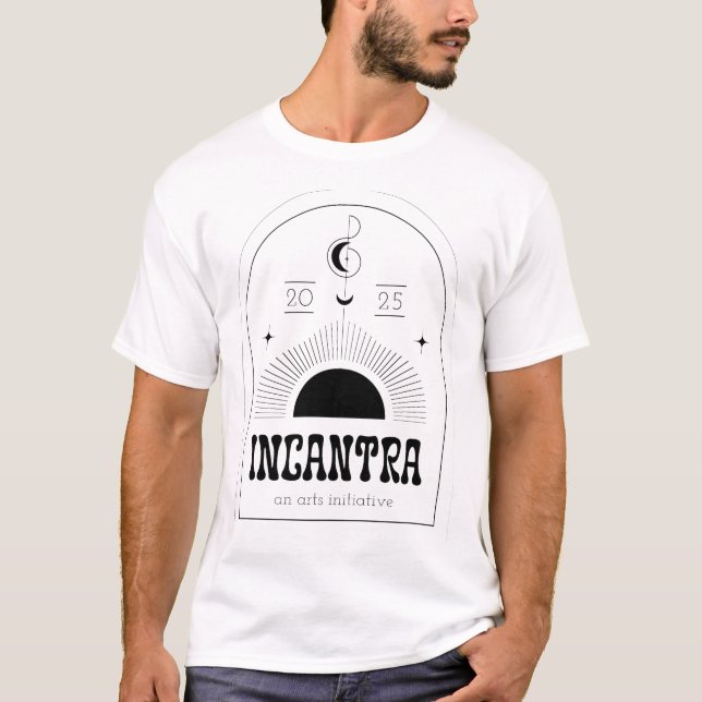 t-shirt incantra inspiré du tarot (foncé sur clair (Devant)
