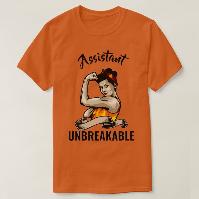 T-shirt Incassable Assistant Drôle cadeau d'anniversaire p (Design devant)