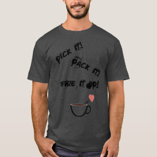 T-shirt Incendie ça dans l'amour du café