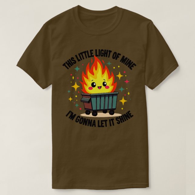 T-shirt Incendie de dumping (Design devant)
