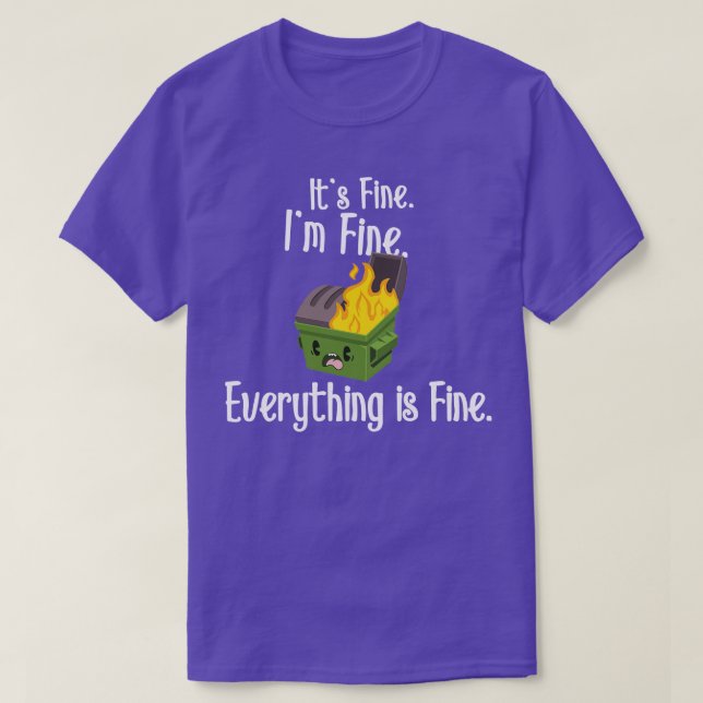 T-shirt Incendie de dumping (Design devant)