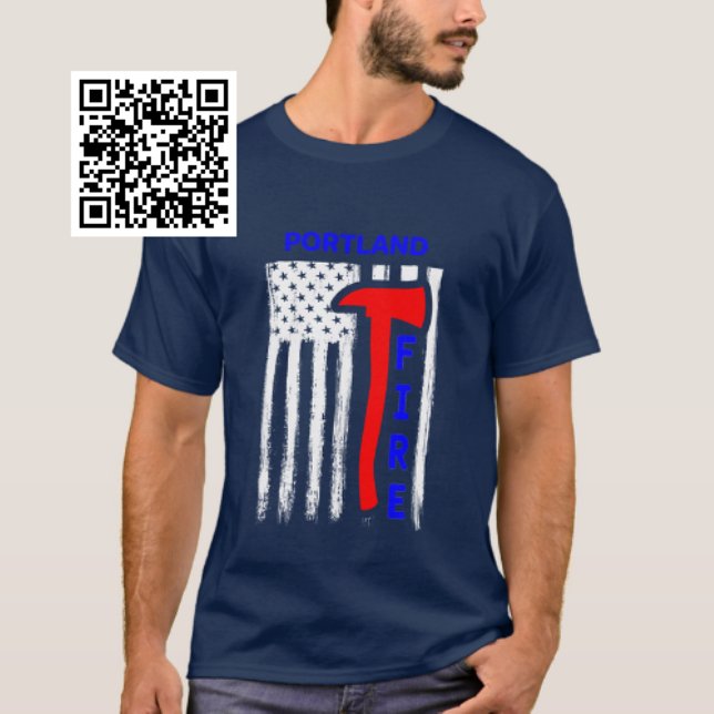 T-shirt incendie de Portland (Créateur téléchargé)